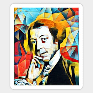 Horace Walpole Abstract Portrait | Horace Walpole Artwork 2 Magnet